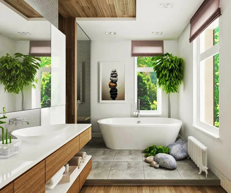 Elevate Your Space: 10 Unique Bathroom Design Ideas for a Fresh Look! Incorporate natural elements