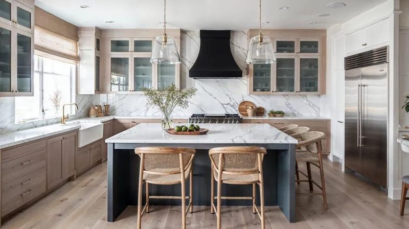 Kitchen Cabinet Trends 2025: Embrace Bold Colors and Timeless Elegance Bold color choices