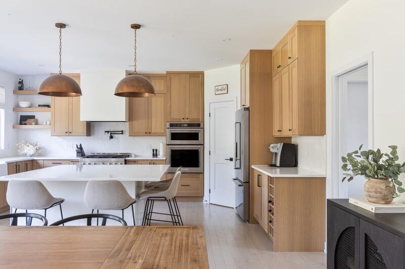 Using Natural Materials In The Kitchen Popular natural materials for kitchens