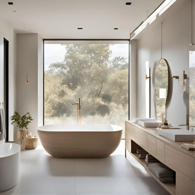Top 5 Trends for Small Bathroom Remodel 2025 Minimalist design aesthetics