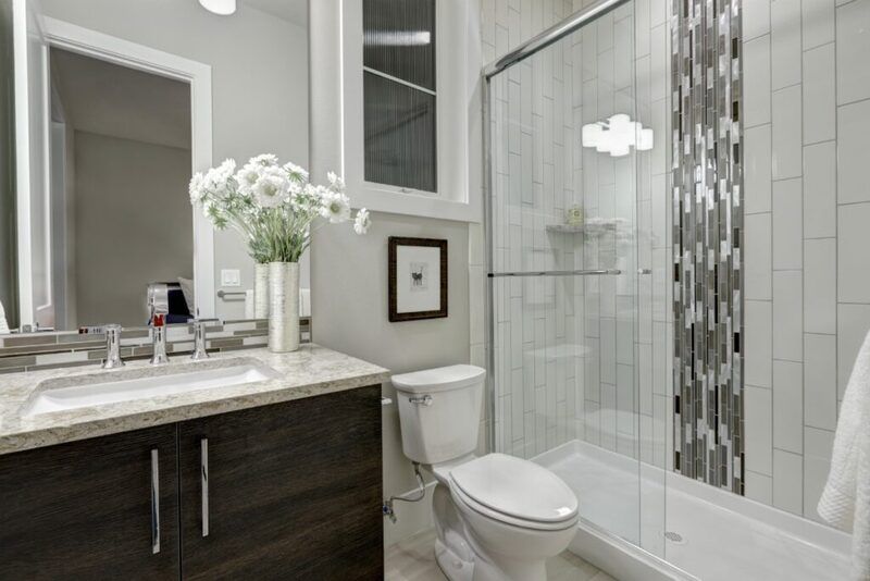 Top 5 Trends for Small Bathroom Remodel 2025 Statement tile designs